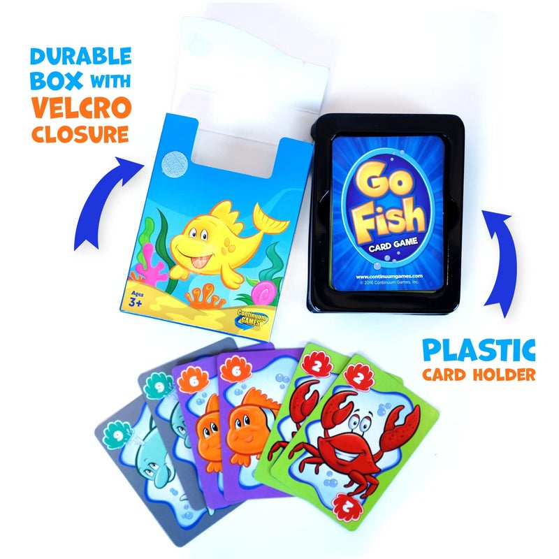 Continuum Games Go Fish Classic Card Game Fun for Children Age 3 and Up - Image 2
